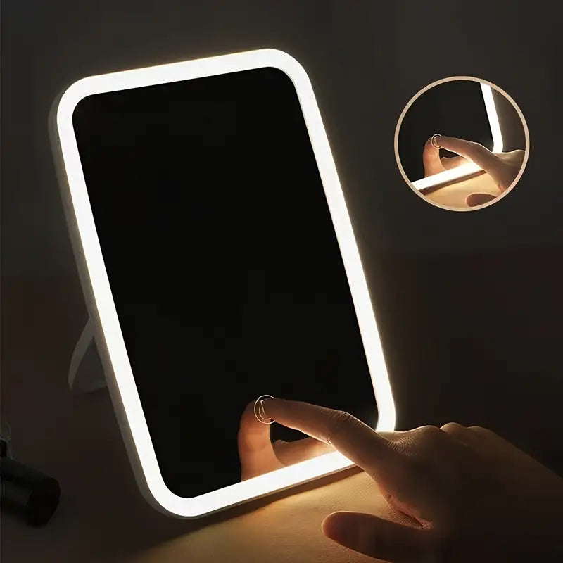 Stylish White LED Makeup Mirror
